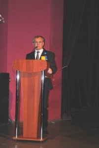 Чумаченко А.Н. выступает на конференции «Актуальные вопросы правовой охраны и использования результатов интеллектуальной деятельности»