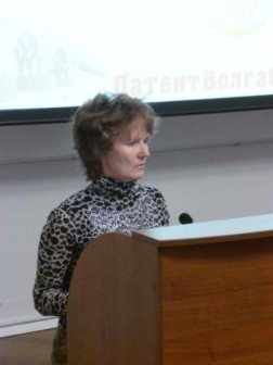 В. В. Иванникова выступает на семинаре «Поправки в ГК РФ и нововведения в интеллектуальную собственность»